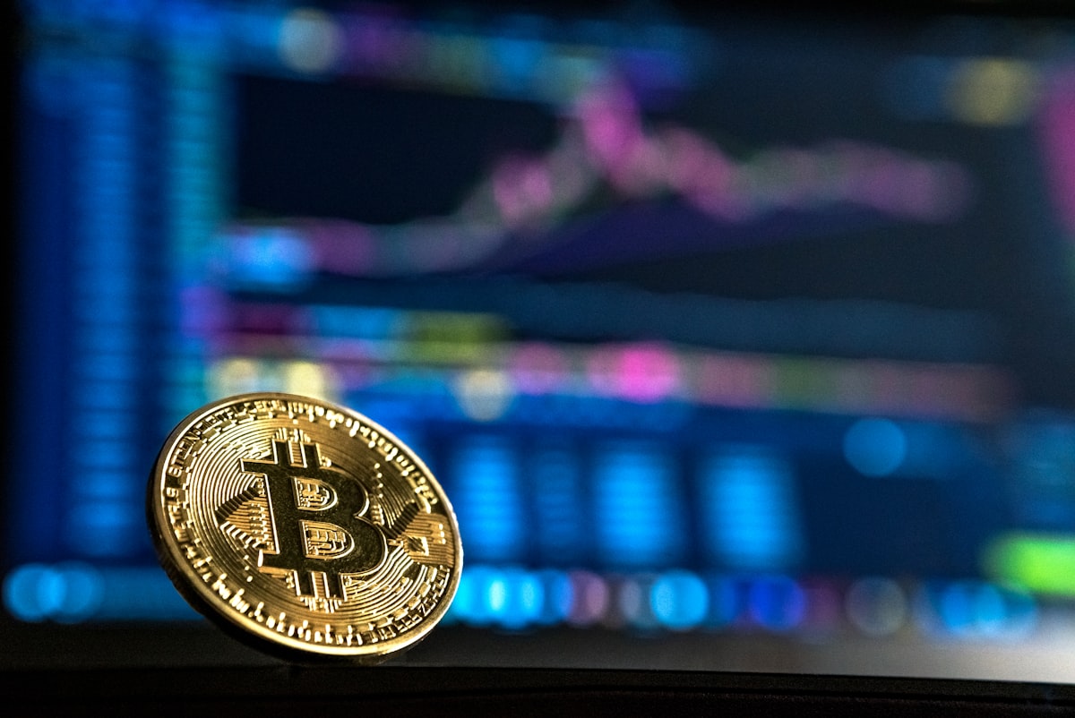 Bitcoin munten als symbool voor crypto stortingen bij online casino