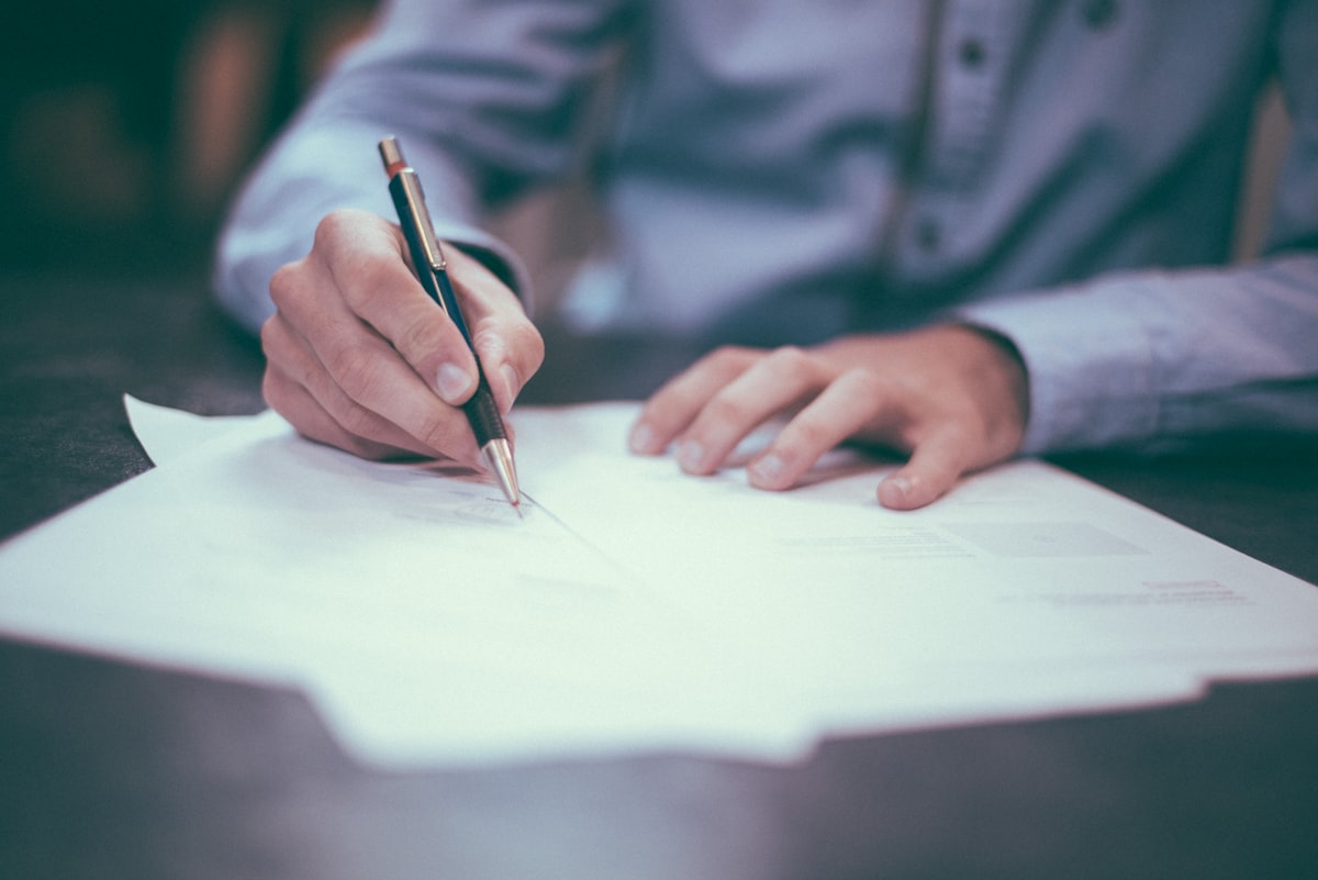Officieel licentie-document met stempel voor casino-vergunning